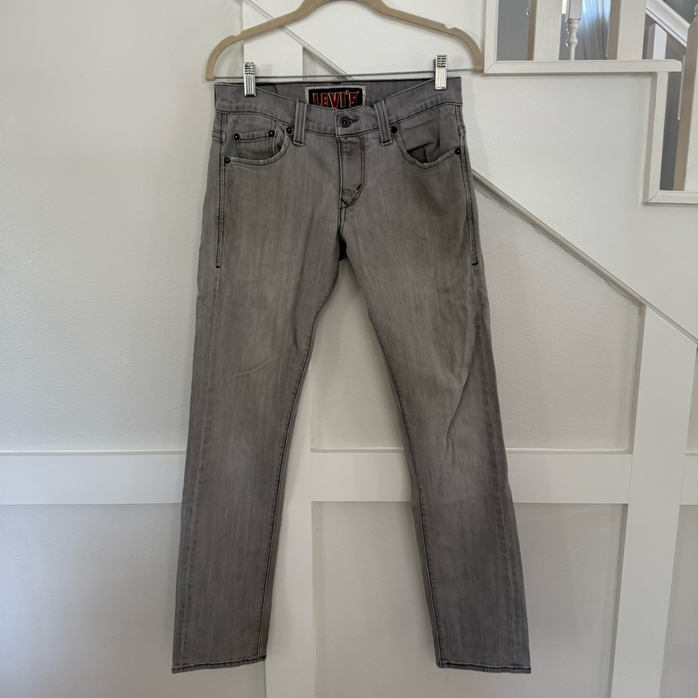 Levi's Men's Skinny 511 Jeans in Gray W29 H30